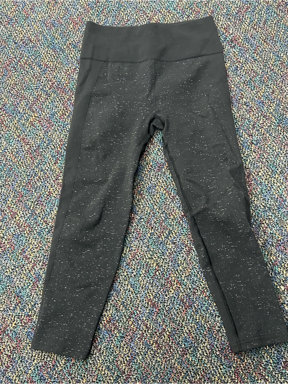lululemon athletica Black and white Leggings